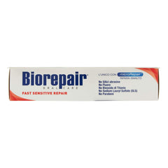 Biorepair etiqueta con ingredientes sin flúor ni SLS beneficios