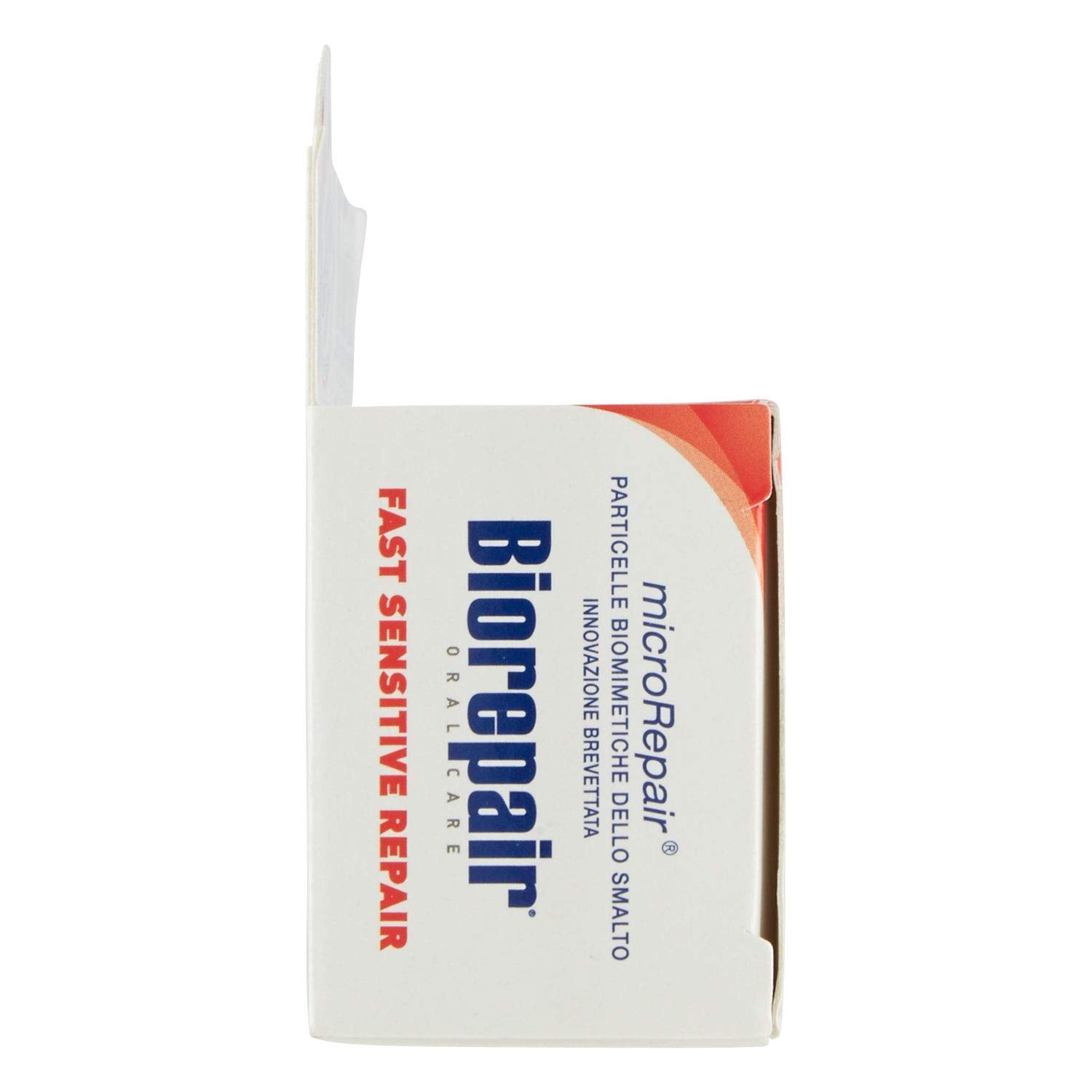 Biorepair 75 ml comparado con tamaño cotidiano para referencia
