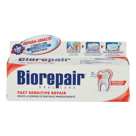 Biorepair textura en primer plano reparando microdaños