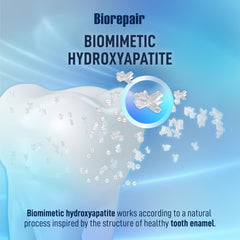 Biorepair uso nocturno con cepillo, ayuda a mantener higiene y frescor al despertar