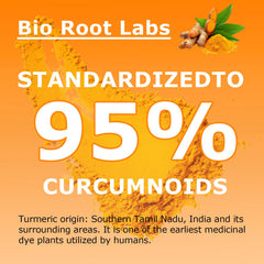 Bio Root Labs cápsulas en mano para mostrar tamaño y facilidad
