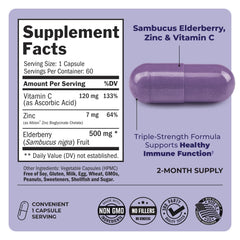 BioSchwartz etiqueta nutricional con ingredientes clave visibles