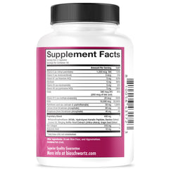 BioSchwartz etiqueta con información nutricional y calidad de fabricación