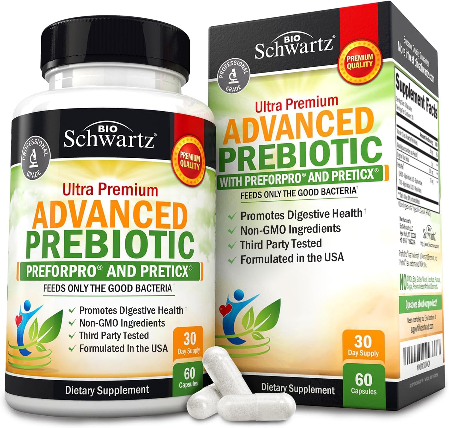 BioSchwartz frente del envase mostrando marca y beneficio digestivo