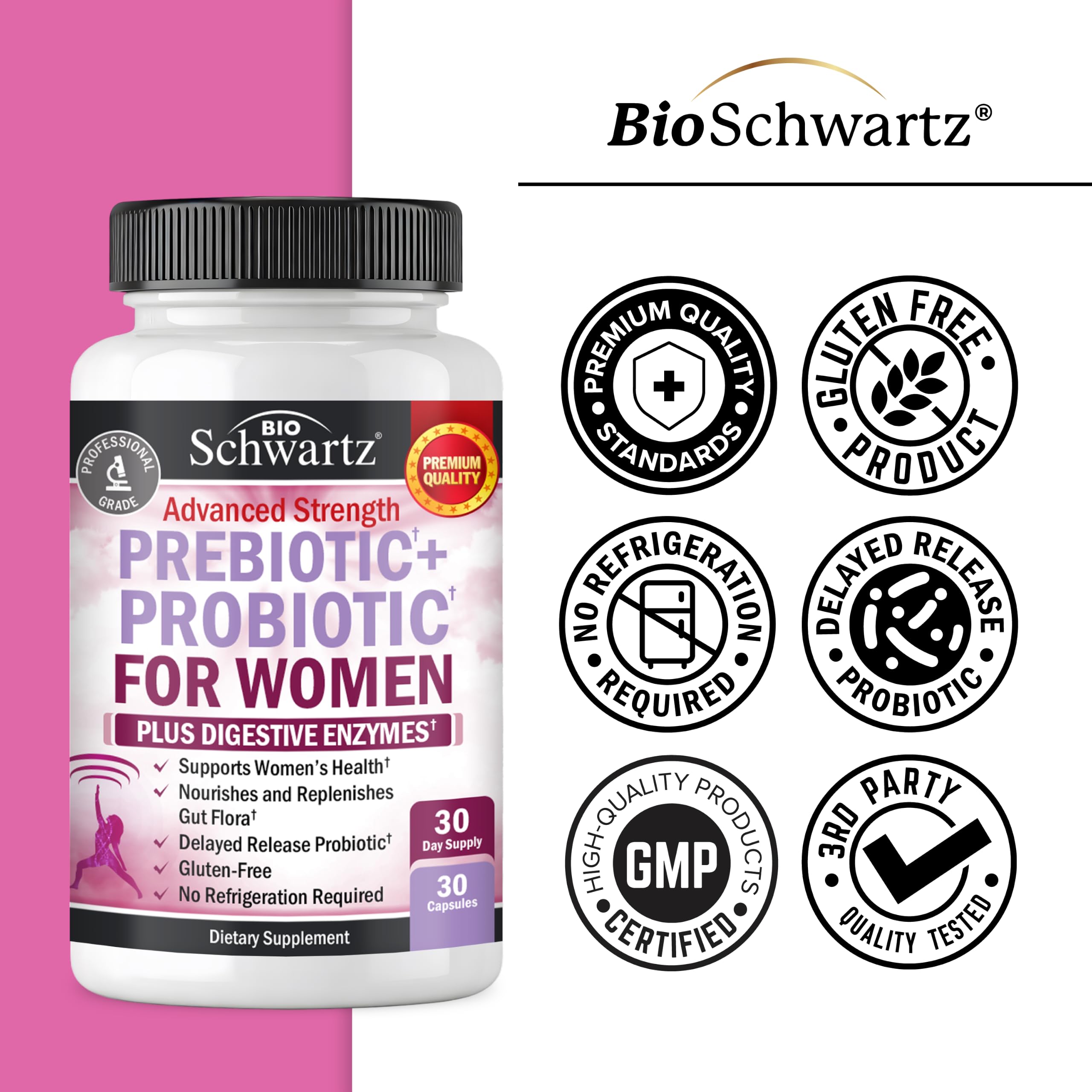 BioSchwartz ingredientes destacados: arándano y d-mannosa para equilibrio