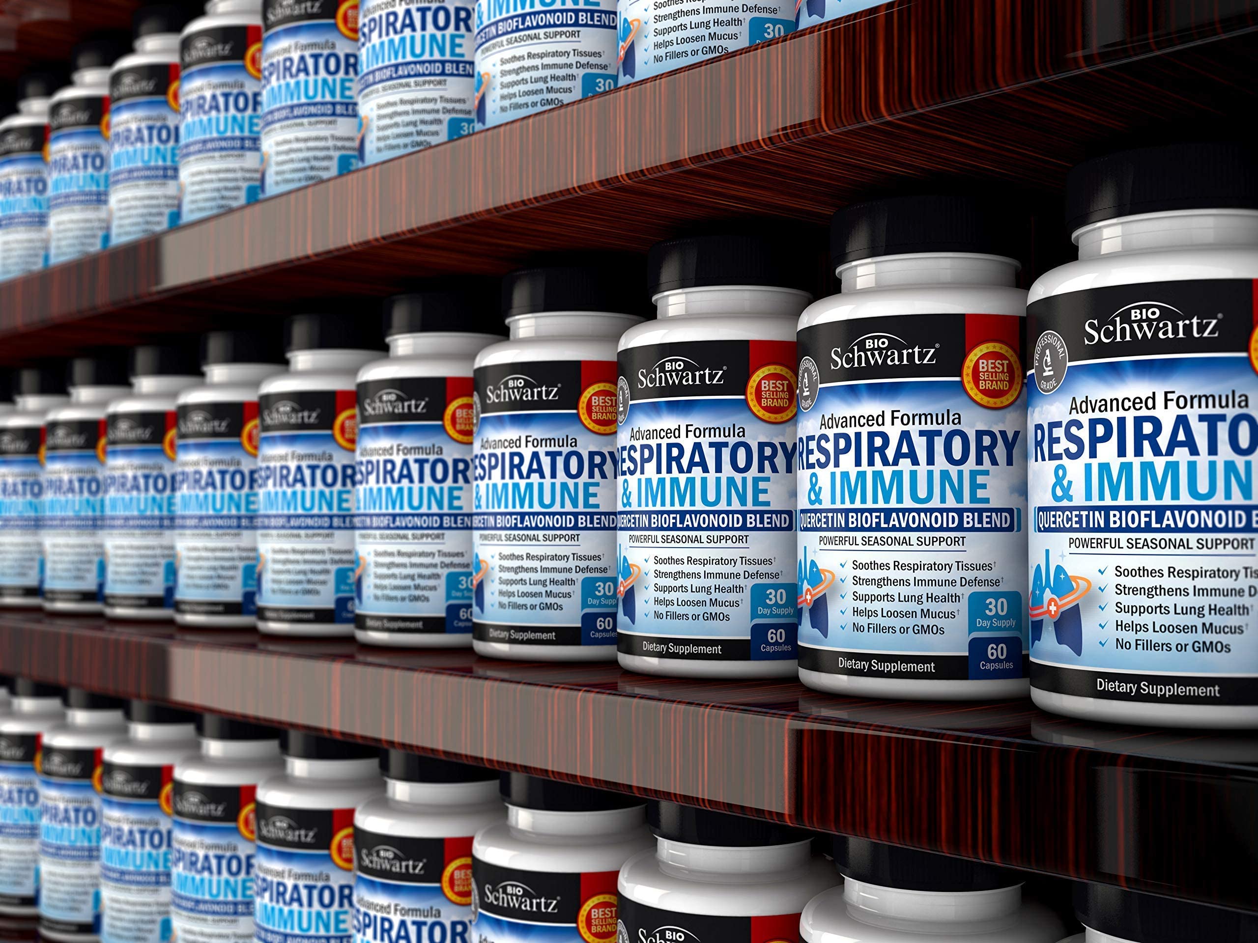 Ingredientes naturales junto al frasco de BioSchwartz resaltando pureza