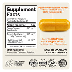 Polvo amarillo de cúrcuma en primer plano con textura que sugiere extracto concentrado