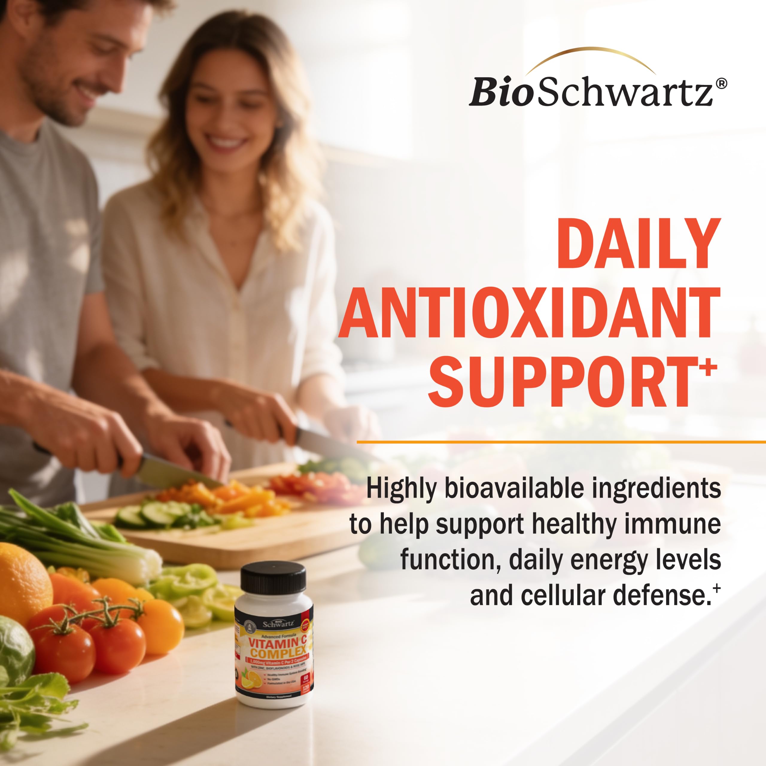 BioSchwartz etiqueta con información nutricional legible y certificaciones