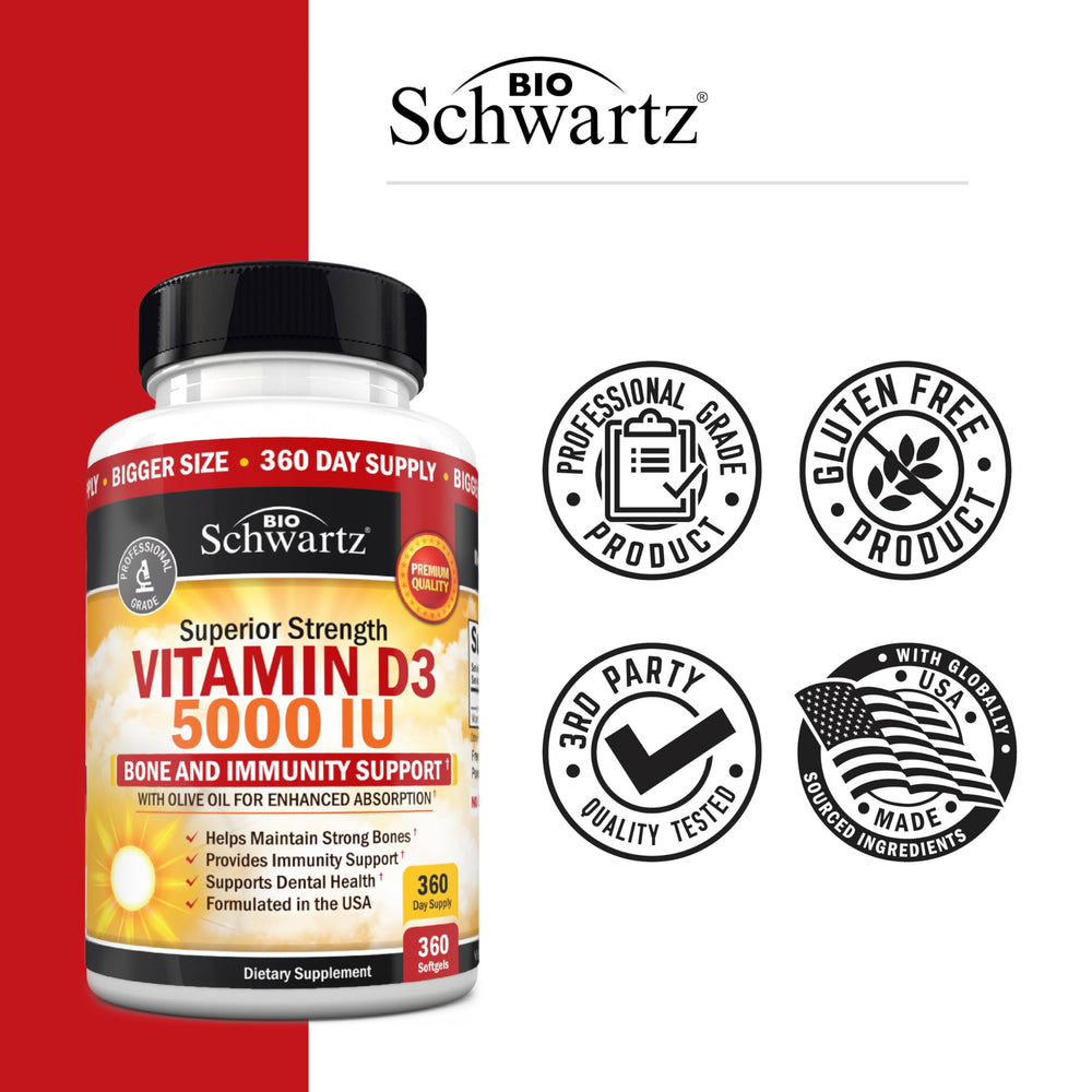 BioSchwartz etiqueta nutricional legible confirmando concentración y pureza