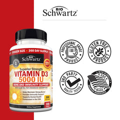 BioSchwartz etiqueta nutricional legible confirmando concentración y pureza