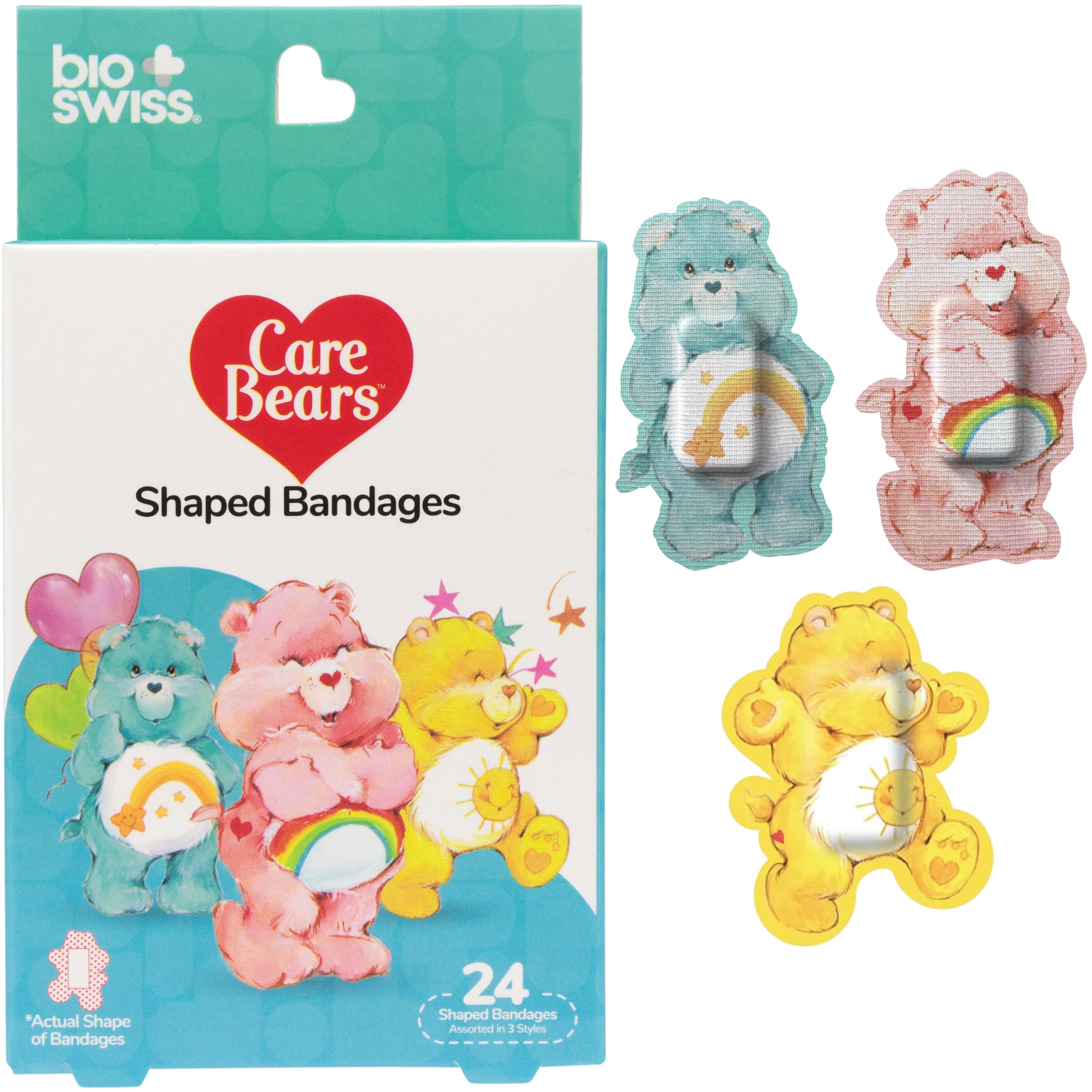 BioSwiss pack frontal con 24 vendajes divertidos y protección higiénica