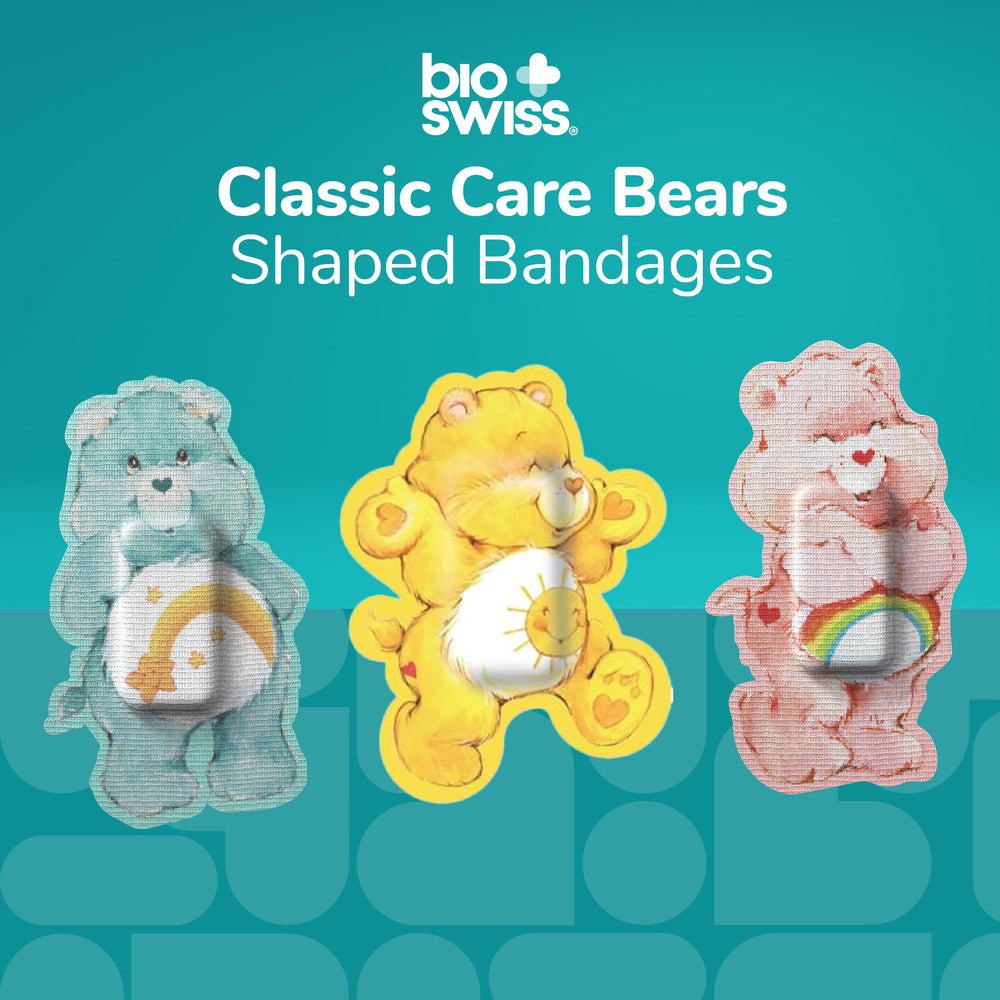 BioSwiss vendaje Care Bears aplicado en mano mostrando movilidad segura
