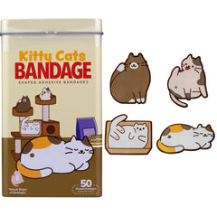 BioSwiss caja frontal con 50 vendas kitty cats para curación rápida
