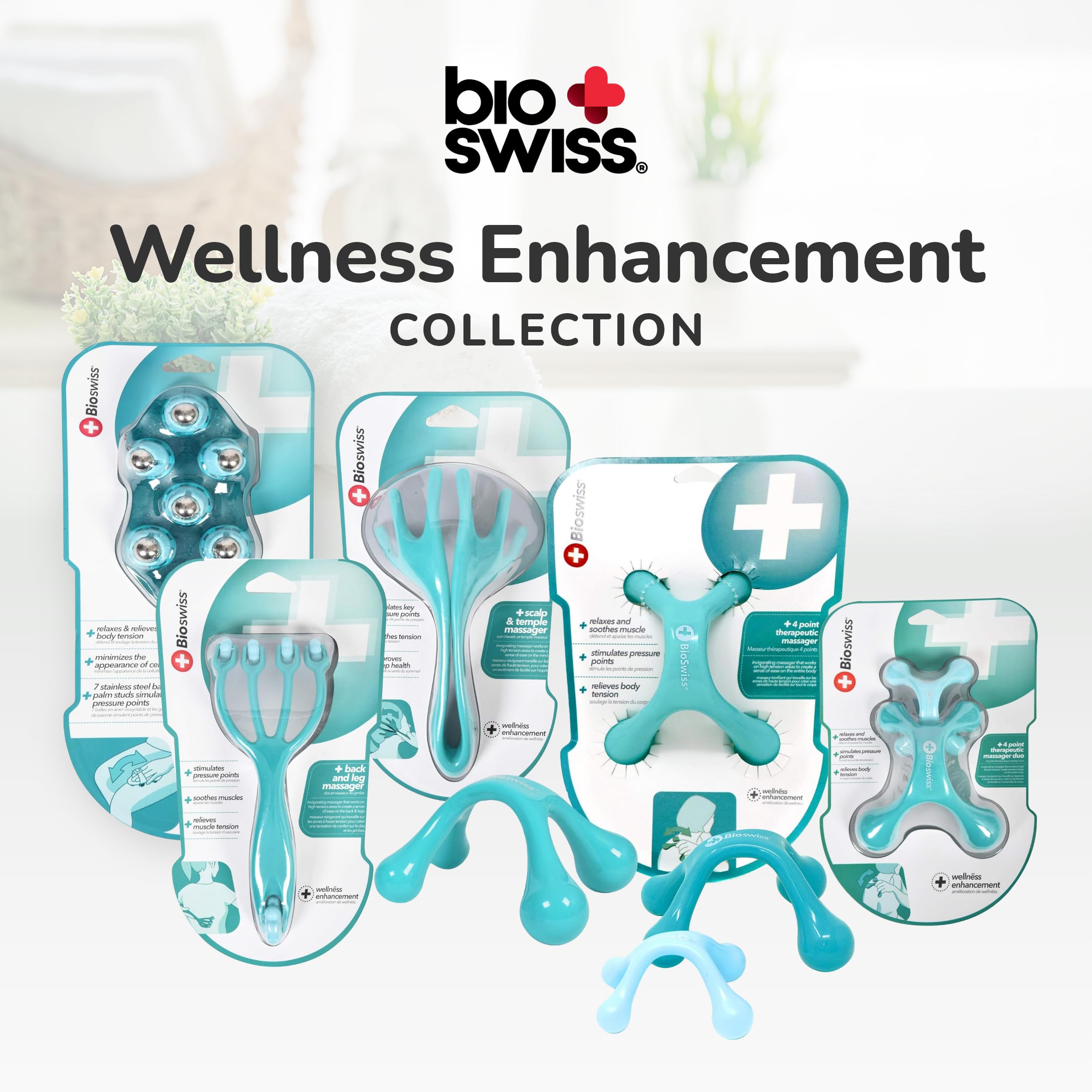 BioSwiss empaque compacto listo para llevar en viajes y oficina