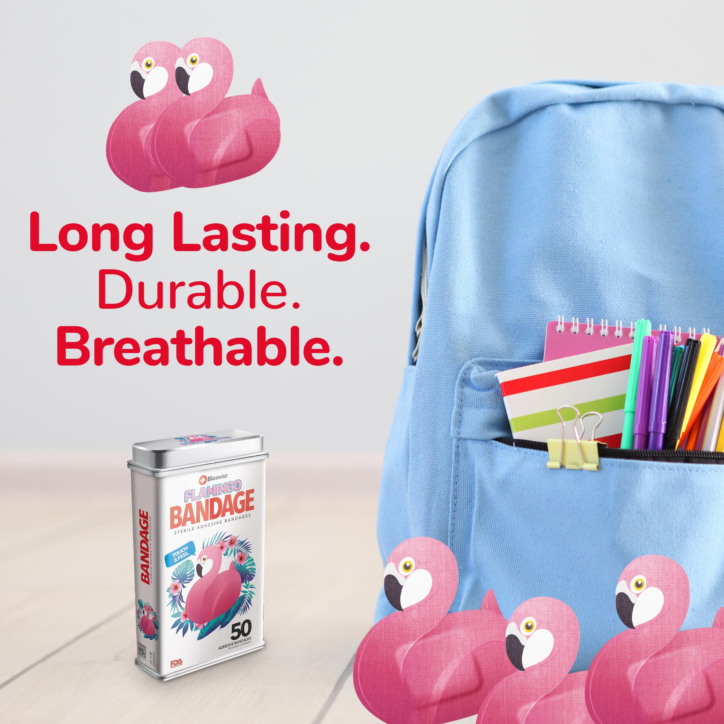 BioSwiss comparación de tamaño muestra portabilidad en bolsos