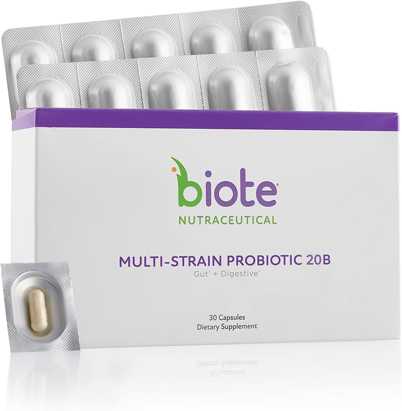 Biote frasco frontal mostrando etiqueta y beneficio digestivo