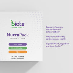 Biote NutraPack detalle de la textura del polvo enfatizando solubilidad y apariencia fina