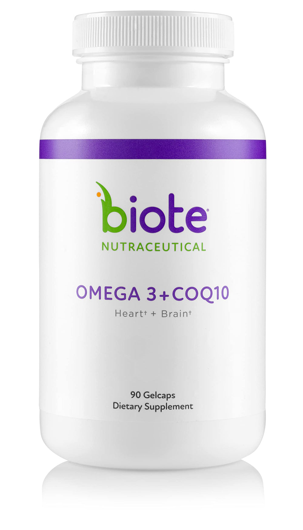 Biote vista frontal del empaque que muestra 90 gelcaps y beneficios