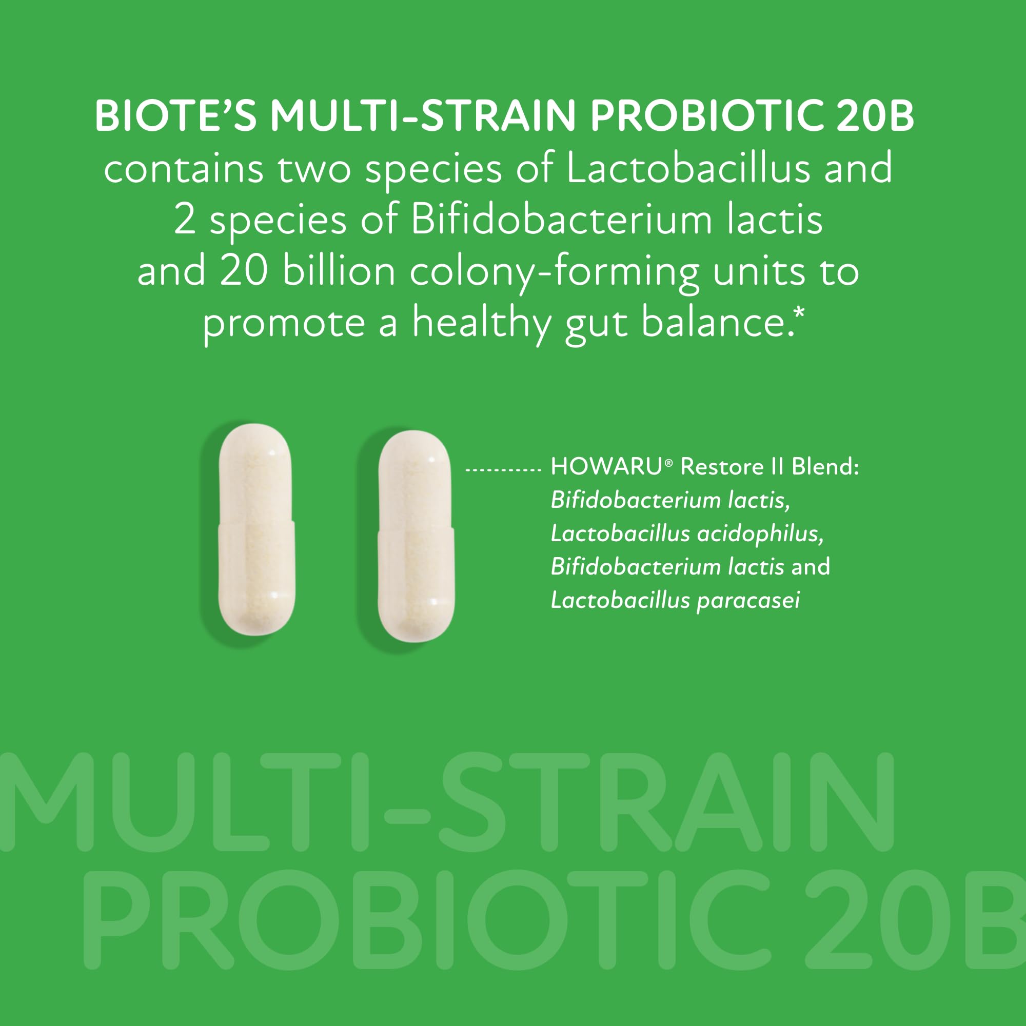 Biote frasco abierto con 30 cápsulas mostrando cantidad y conveniencia