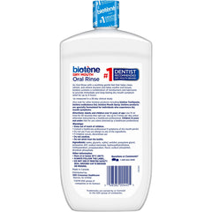 Detalle de ingredientes en Biotene con foco en componentes humectantes