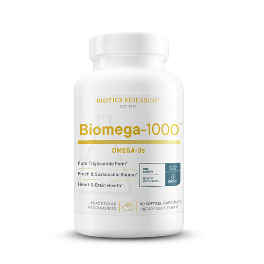 BIOTICS RESEARCH vista frontal del envase con beneficio de aporte concentrado