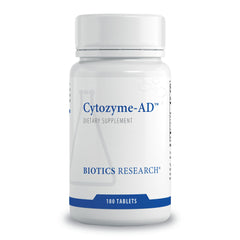 BIOTICS RESEARCH frasco frontal mostrando Cytozyme-AD y duración conveniente