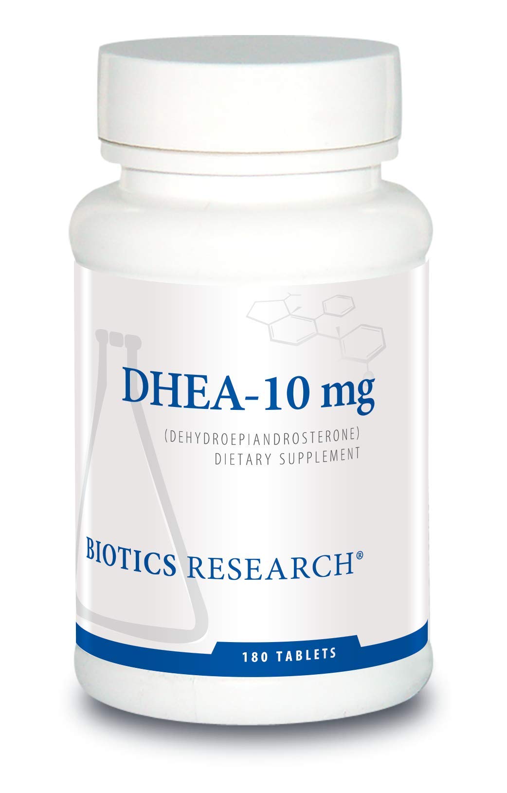 BIOTICS RESEARCH frasco frontal mostrando 180 tabletas y beneficio de suministro prolongado