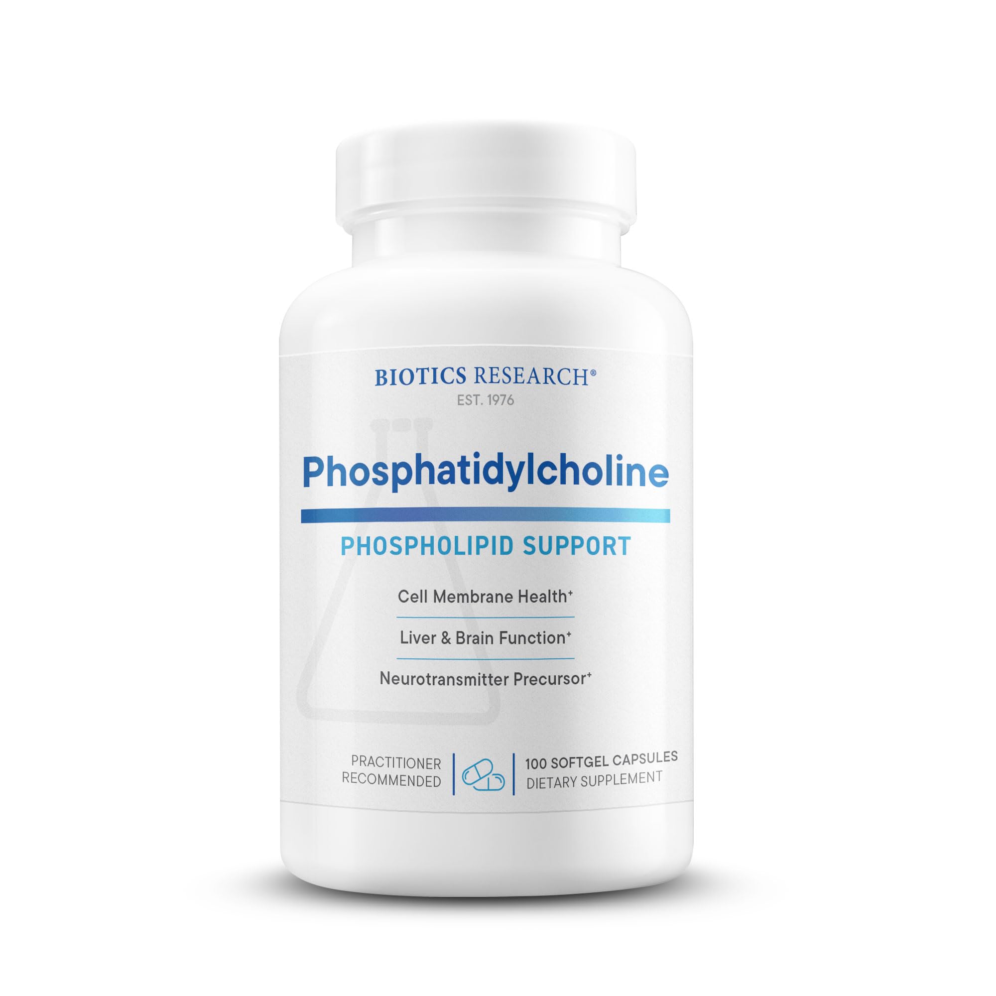 BIOTICS RESEARCH frontal del empaque mostrando 100 porciones y marca, confianza de calidad