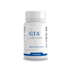 BIOTICS RESEARCH frasco GTA frontal mostrando envase y marca, ideal para identificar el producto