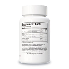 BIOTICS RESEARCH comprimido HCl Plus detalle y formato para toma cómoda