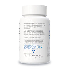 BIOTICS RESEARCH primer plano de comprimido mostrando textura y calidad
