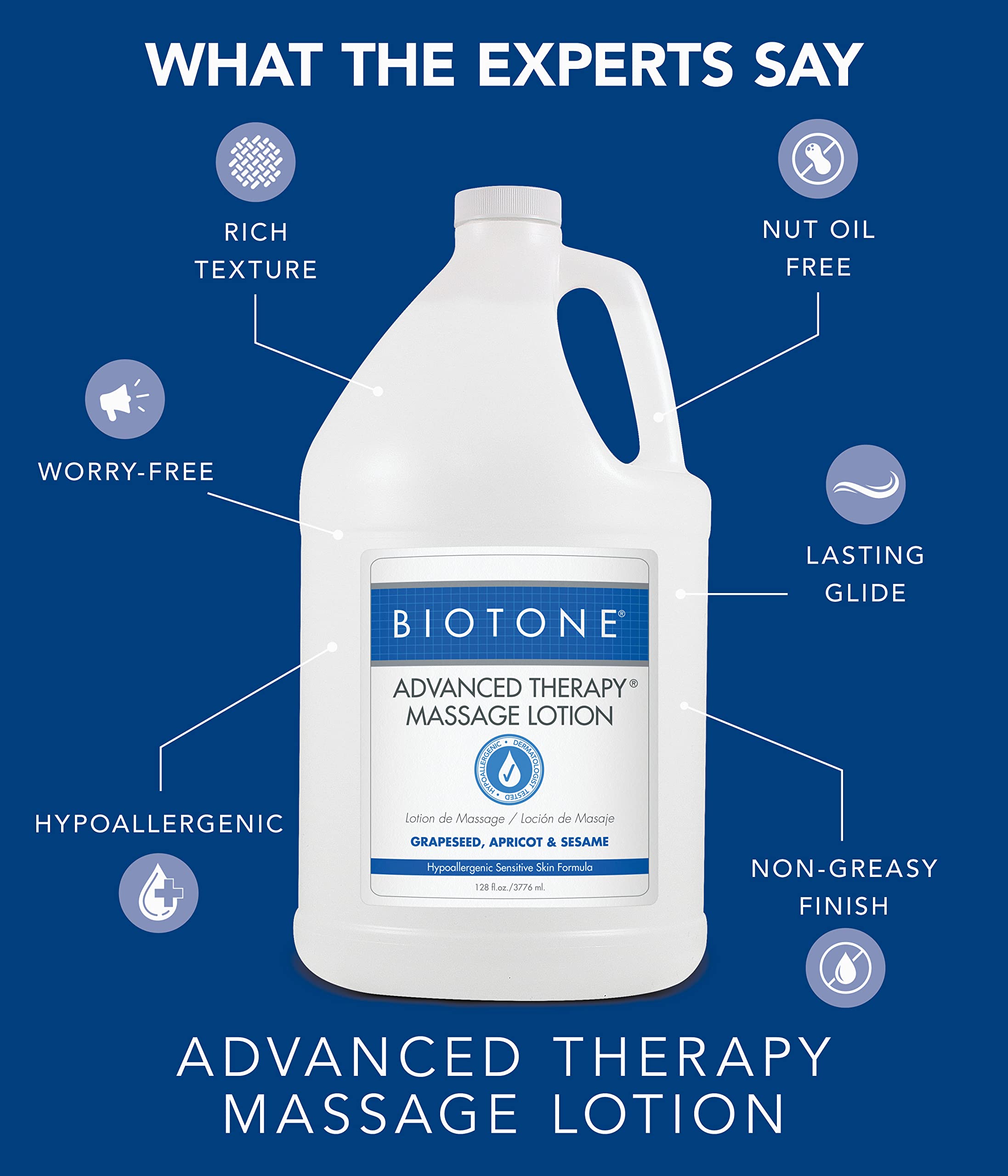 BIOTONE etiqueta con ingredientes que resalta hipoalergénico y libre de crueldad