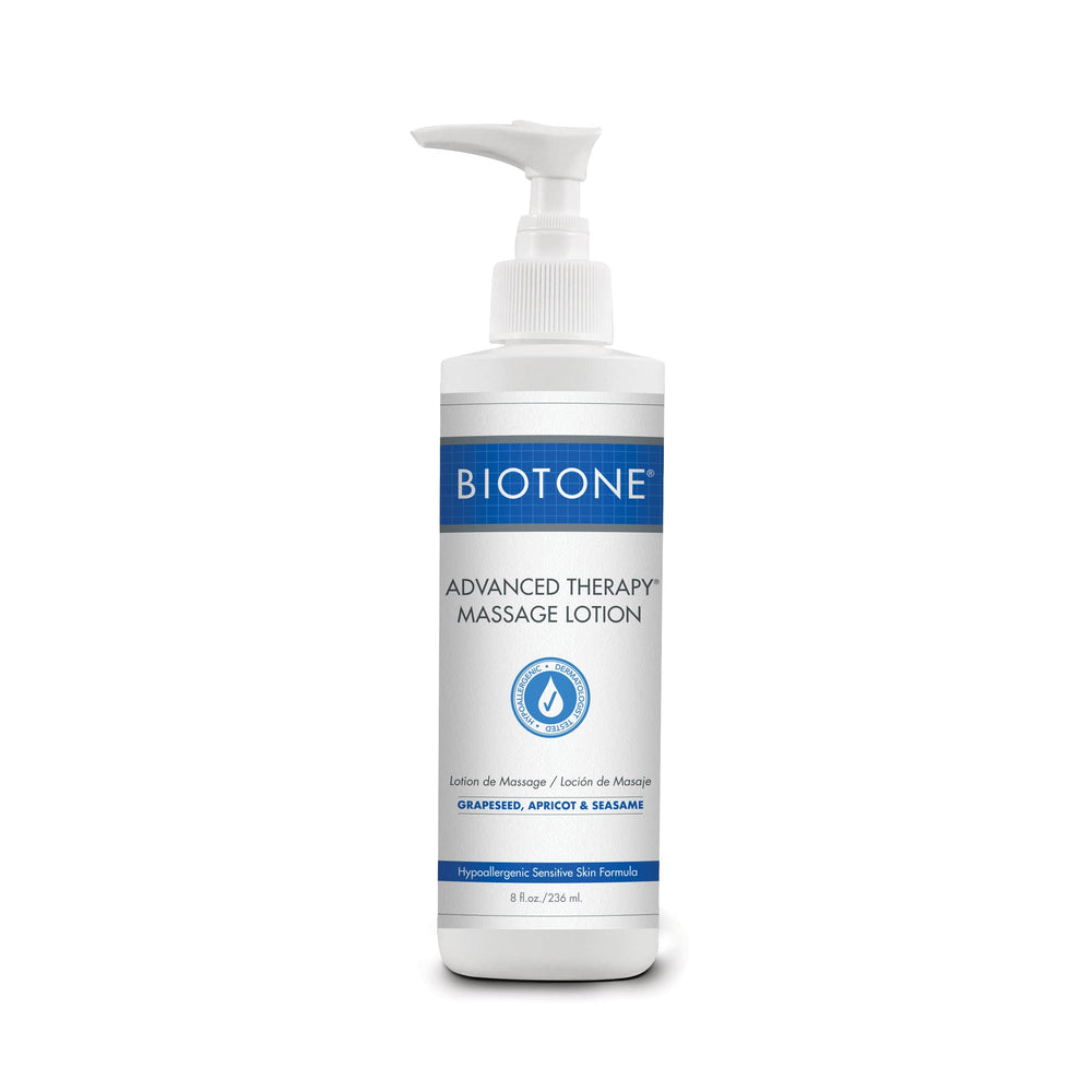 BIOTONE envase frontal que muestra presentación profesional y beneficio de deslizamiento