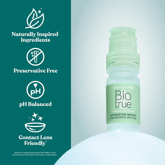 Biotrue primer plano de la boquilla para aplicación precisa y segura