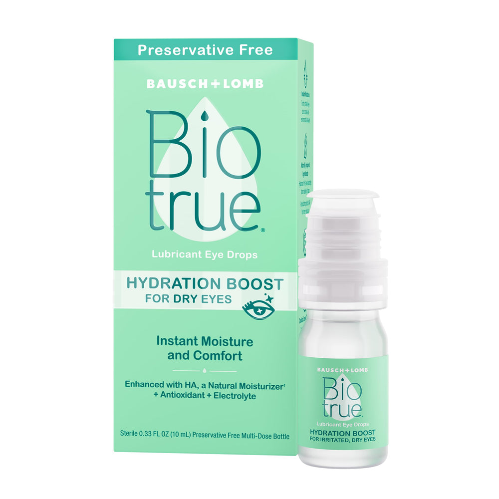 Biotrue envase frontal mostrando diseño y tamaño 10 ml para alivio rápido