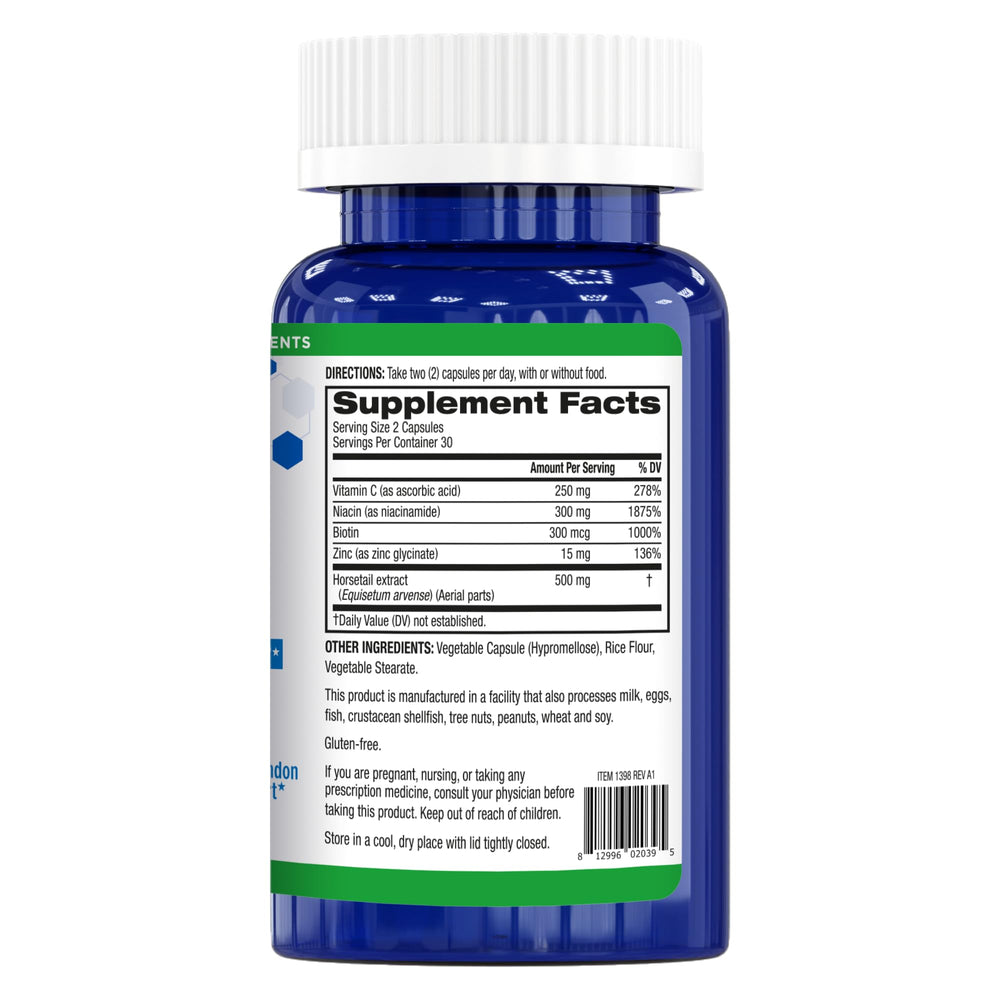 BioTrust cápsula junto a una regla para comparación de tamaño práctico