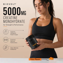 Detalle de ingredientes BIOVOLT con AstraGin, L-taurina y B12 para absorción
