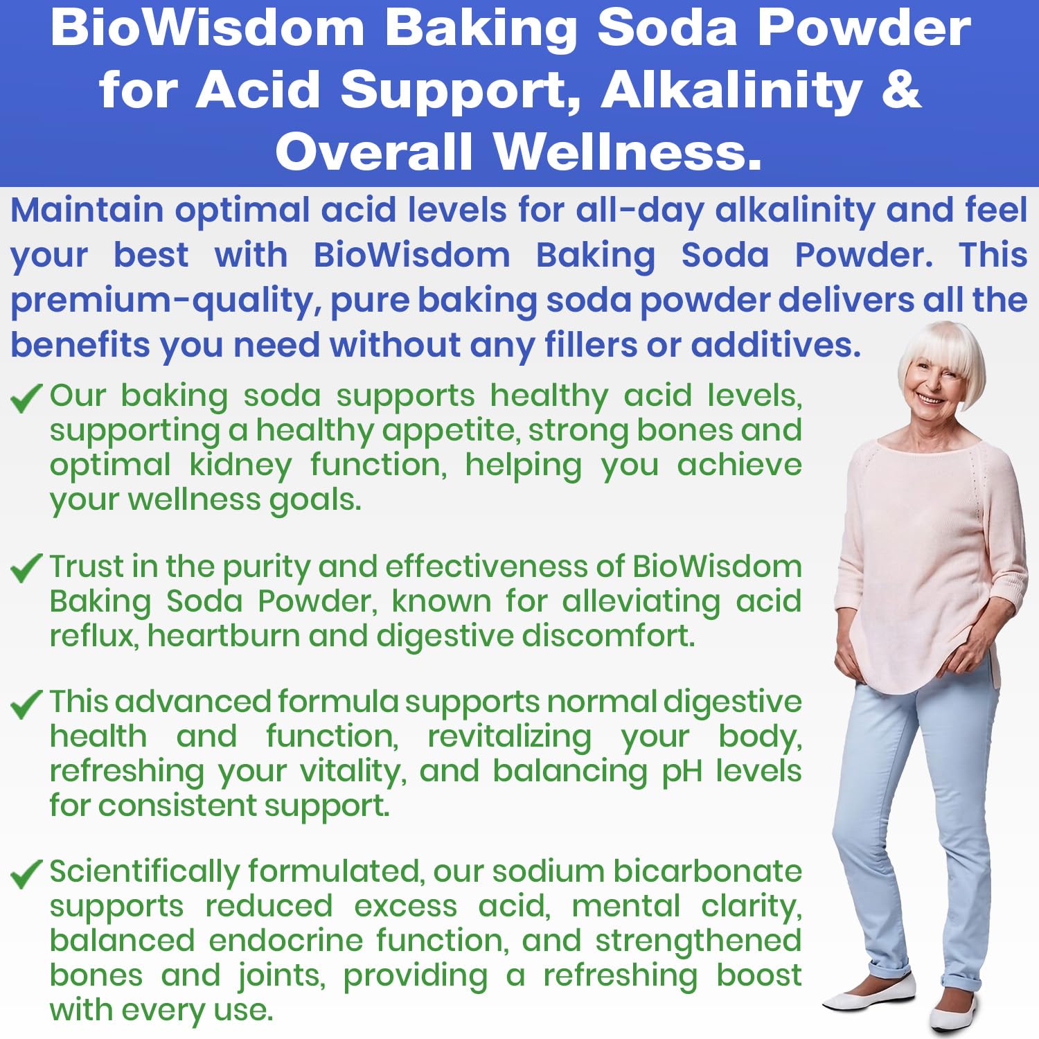 Bote de BioWisdom Nutraceuticals en cocina hogareña con ingredientes, beneficio versatilidad de uso