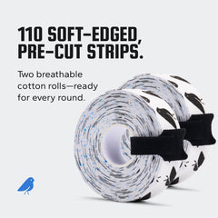 BirdieWrap comparación de tamaño con mano muestra cobertura precisa