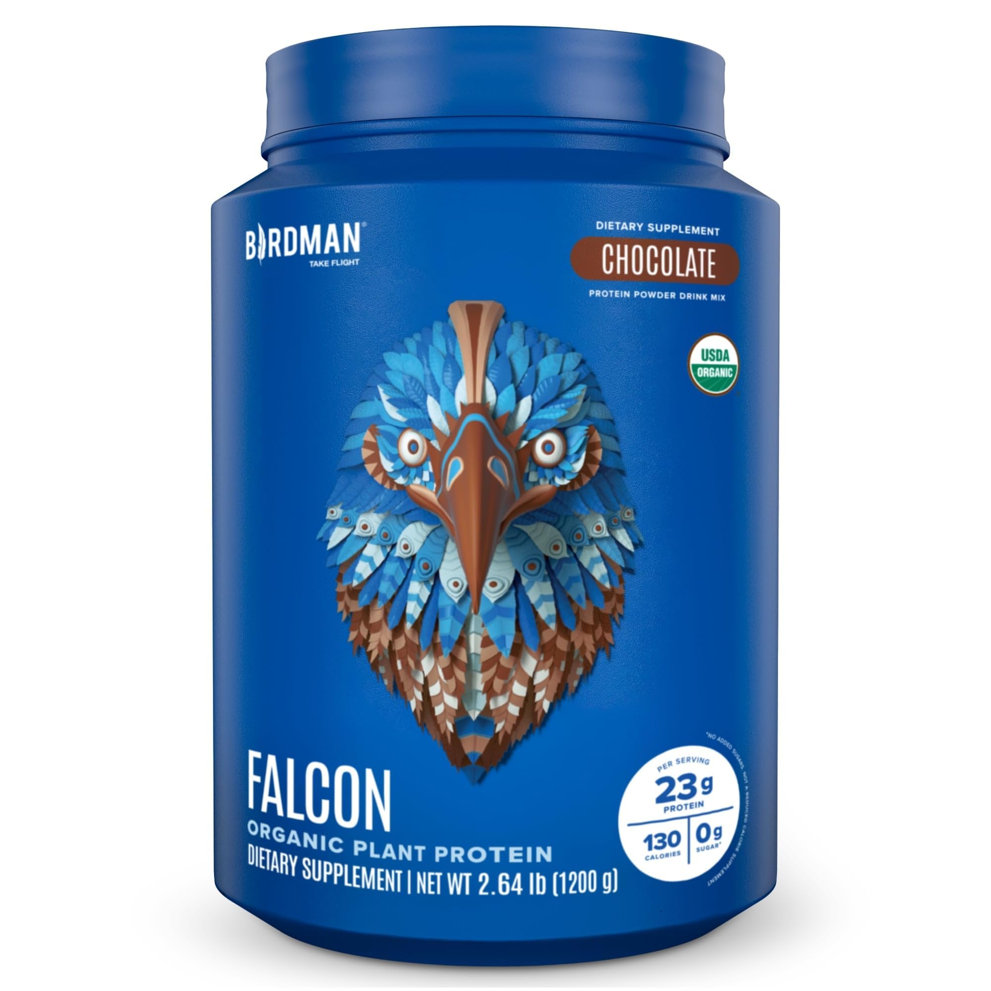 BIRDMAN Falcon frontal del envase mostrando etiqueta y beneficios