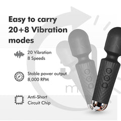 BitOffun masajeador en manos aplicando vibración para alivio muscular