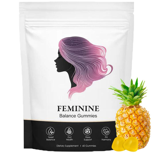 BIWQTY envase frontal de gomitas piña que muestra presentación práctica