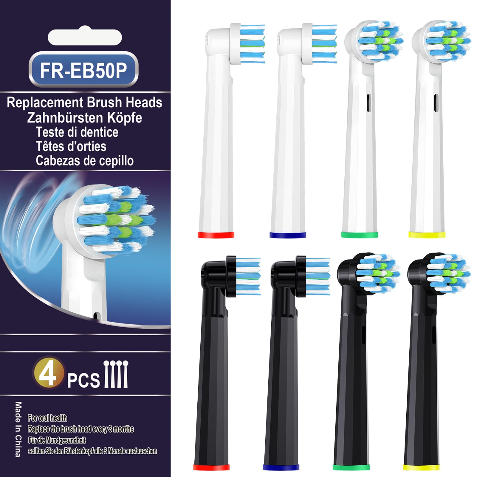 BKIX cabezal frontal del pack mostrando forma y beneficio de limpieza precisa