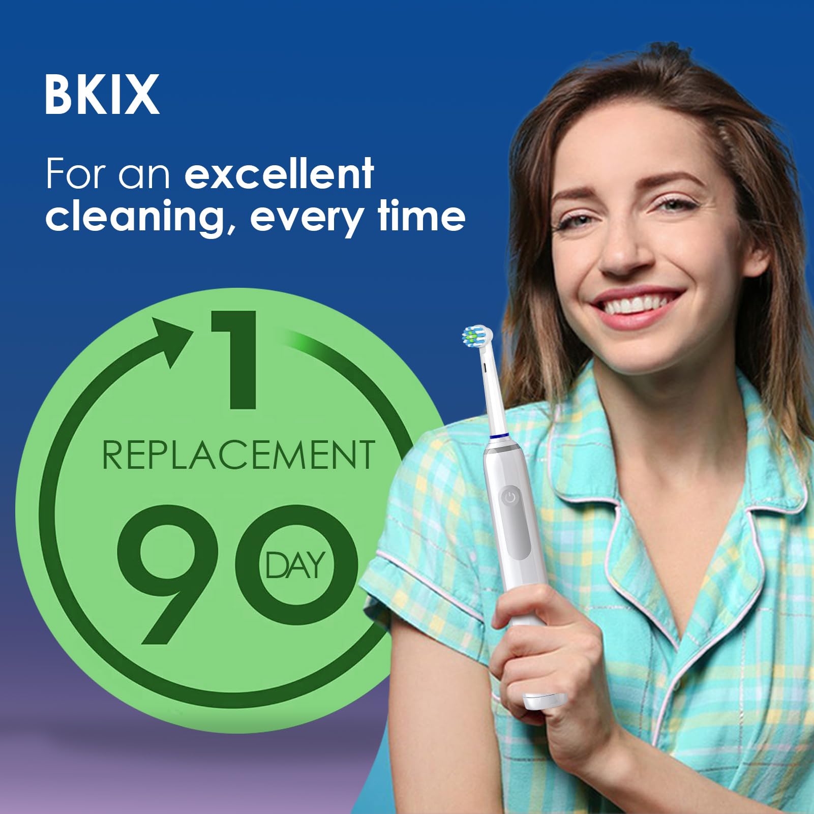 BKIX embalaje del pack de 8 mostrando recambios listos para uso