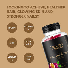 Black Girl Vitamins gominolas sobre tocador en rutina diaria para integración práctica