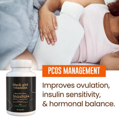 Black Girl Vitamins etiqueta con lista limpia de ingredientes y dosis