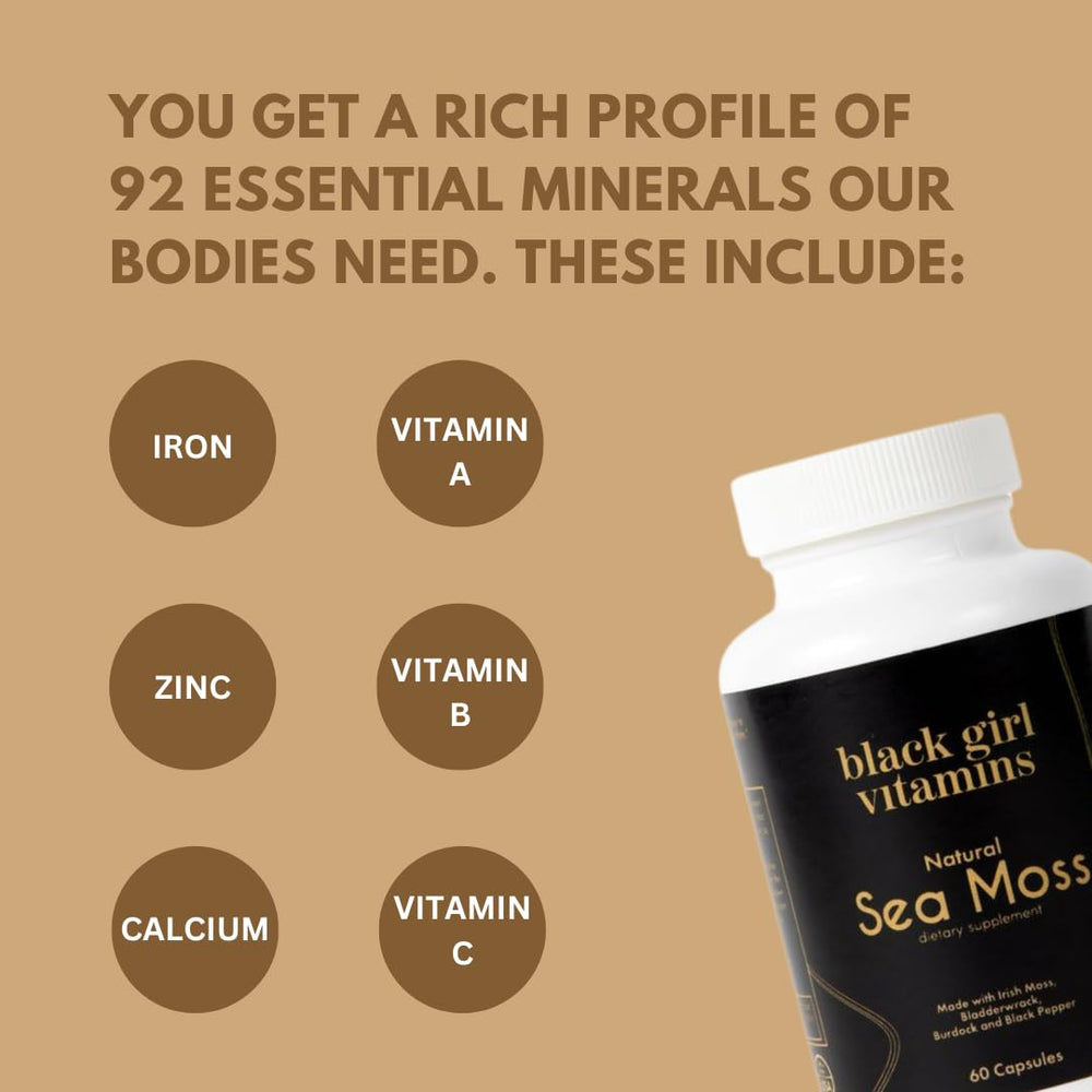 Black Girl Vitamins primer plano de la textura de las cápsulas para fácil ingestión