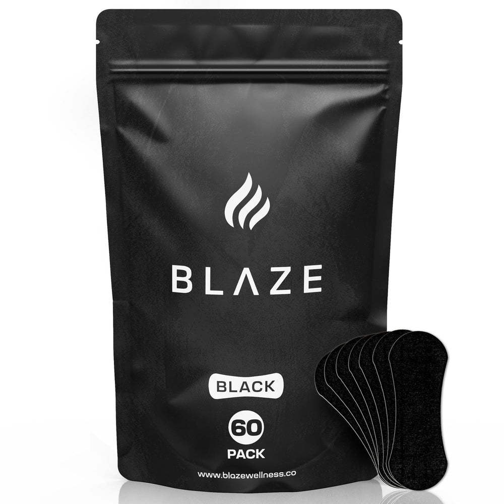 BLAZE paquete frontal mostrando 60 tiras para uso prolongado