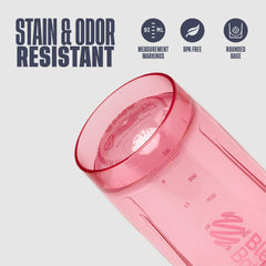 BlenderBottle boca ancha y marcas medidoras para añadir ingredientes fácil