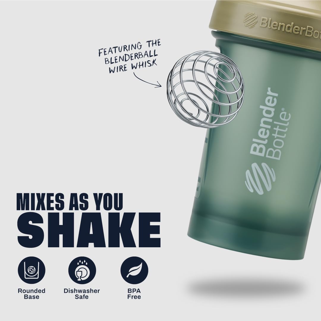 Tapa con SpoutGuard y cierre con rosca de BlenderBottle protege contra fugas